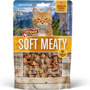 DeliBest Soft Meatys aus Schweizer Hähnchenfleisch, 100 g