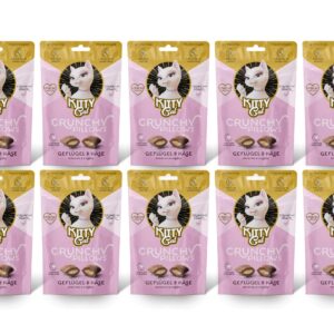 KITTY Cat KittyCat Crunchy Pillows Geflügel, Käse 10 x 60 g
