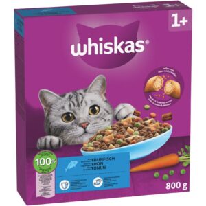 Whiskas Trockenfutter Adult 1+ mit Thunfisch 800 g