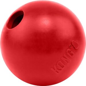 Kong Hunde-Spielzeug Ball Classic L mit Loch Rot