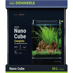 Dennerle Nano Cube Complete Glas Aquarium, LED Beleuchtung und Filter