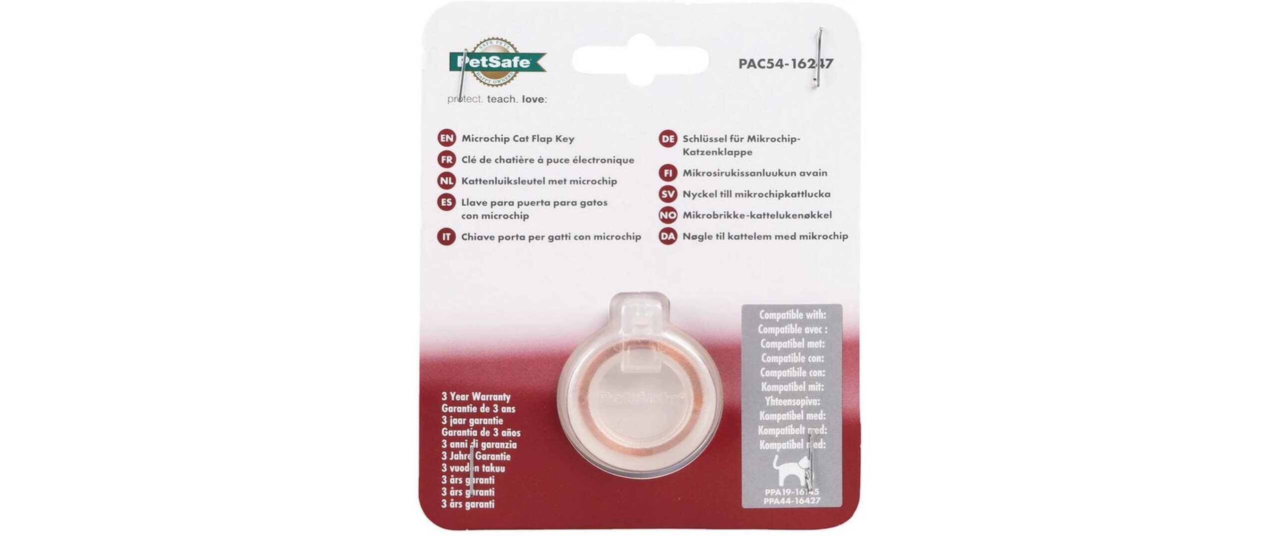 PetSafe Katzenklappe Microchip Schlüssel RFID