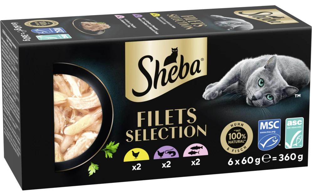 Sheba Filets Selection Huhn&Fisch 360 g