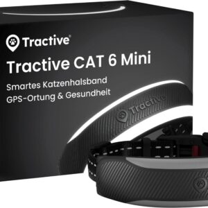 tractive Tractive CAT 6 mini – black 3-8 kg