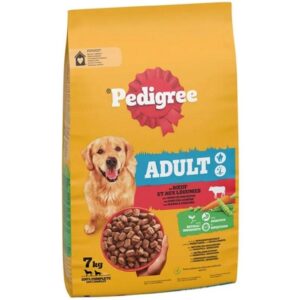 Pedigree Trockenfutter Adult M/L Rind und Gemüse, 7 kg