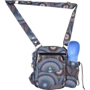Nijens Gassi-Tasche Konstanz mit Druck, Blau