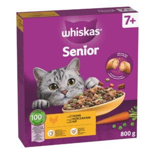 Whiskas Trocken Huhn Auswahl 7+ 800g Katzen Trockenfutter