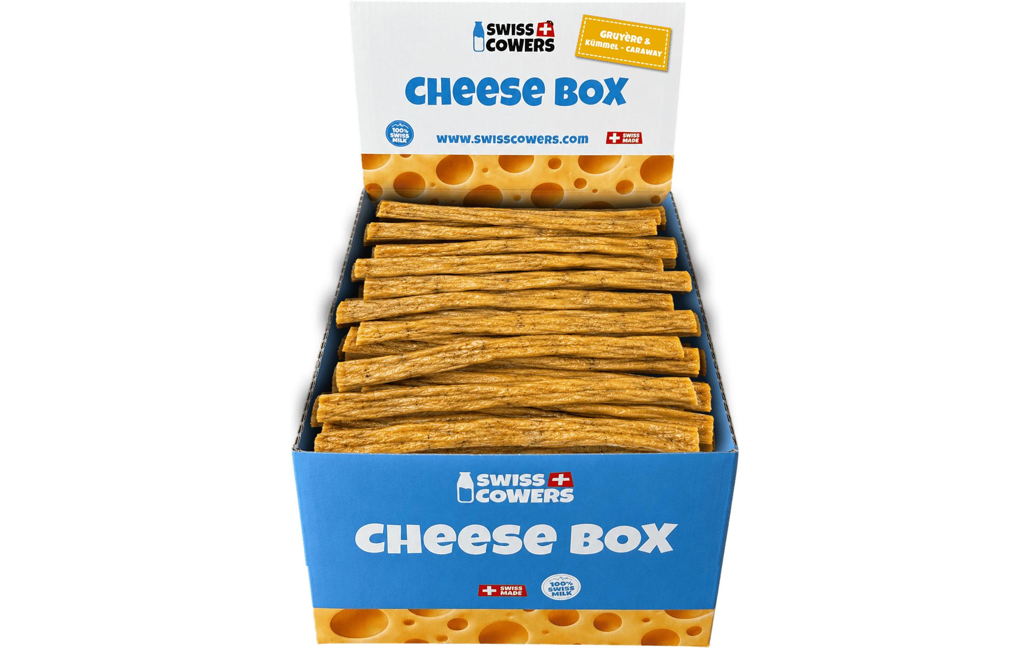 Swiss Cowers Cheese Gruyère Kümmel Sticks 100 g