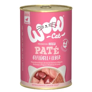 WOW Cat Junior, Geflügel, Leber, 400 g