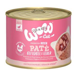 WOW Cat Junior Geflügel und Leber 200 g