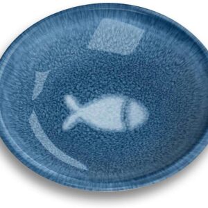 Tarhong Indigo Fish Melamin-Schale Ø 13 cm H 3 cm