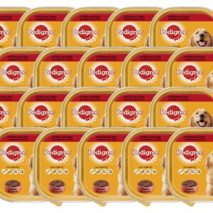 Pedigree Nassfutter Adult mit Rind, 20 x 300 g