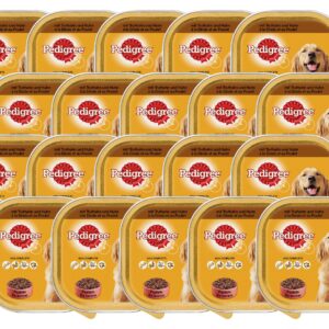 Pedigree Nassfutter Adult mit Truthahn & Huhn, 20 x 300 g