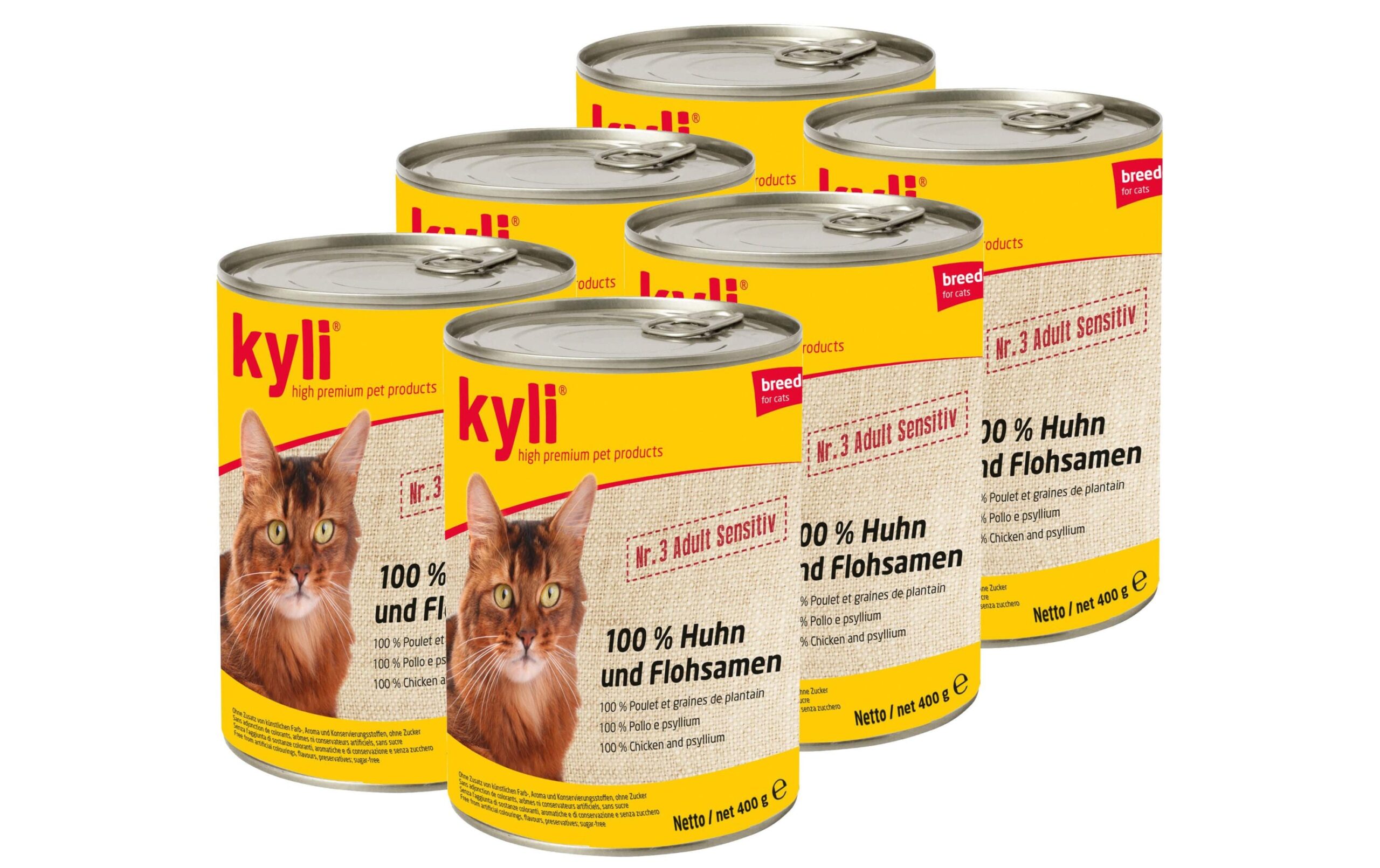 kyli Nassfutter Adult Sensitive, Breeders Nr. 3, 6 x 400 g