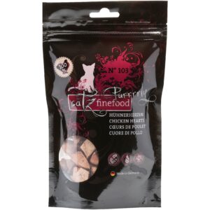 catz finefood Katzen-Snack Purrrrly No.103 Hühnerherzen, 35 g