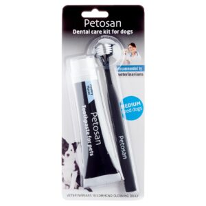 Petosan Zahnreinigung Dental Kit Zahnpasta & Bürste, M
