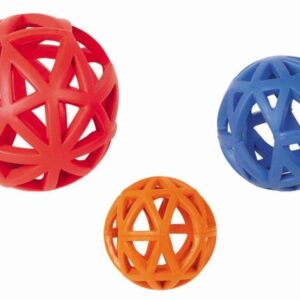 Nobby Hunde-Spielzeug Vollgummi Gitterball, Assortiert