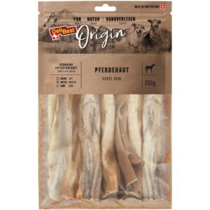 DeliBest Kausnack Origin Pferdehaut 200 g