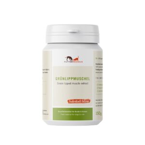 Futtermedicus Hunde-Nahrungsergänzung Grünlippmuschelpulver, 150 g