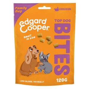 Edgard & Cooper Leckerli Bites Huhn Family Pack, 120 g