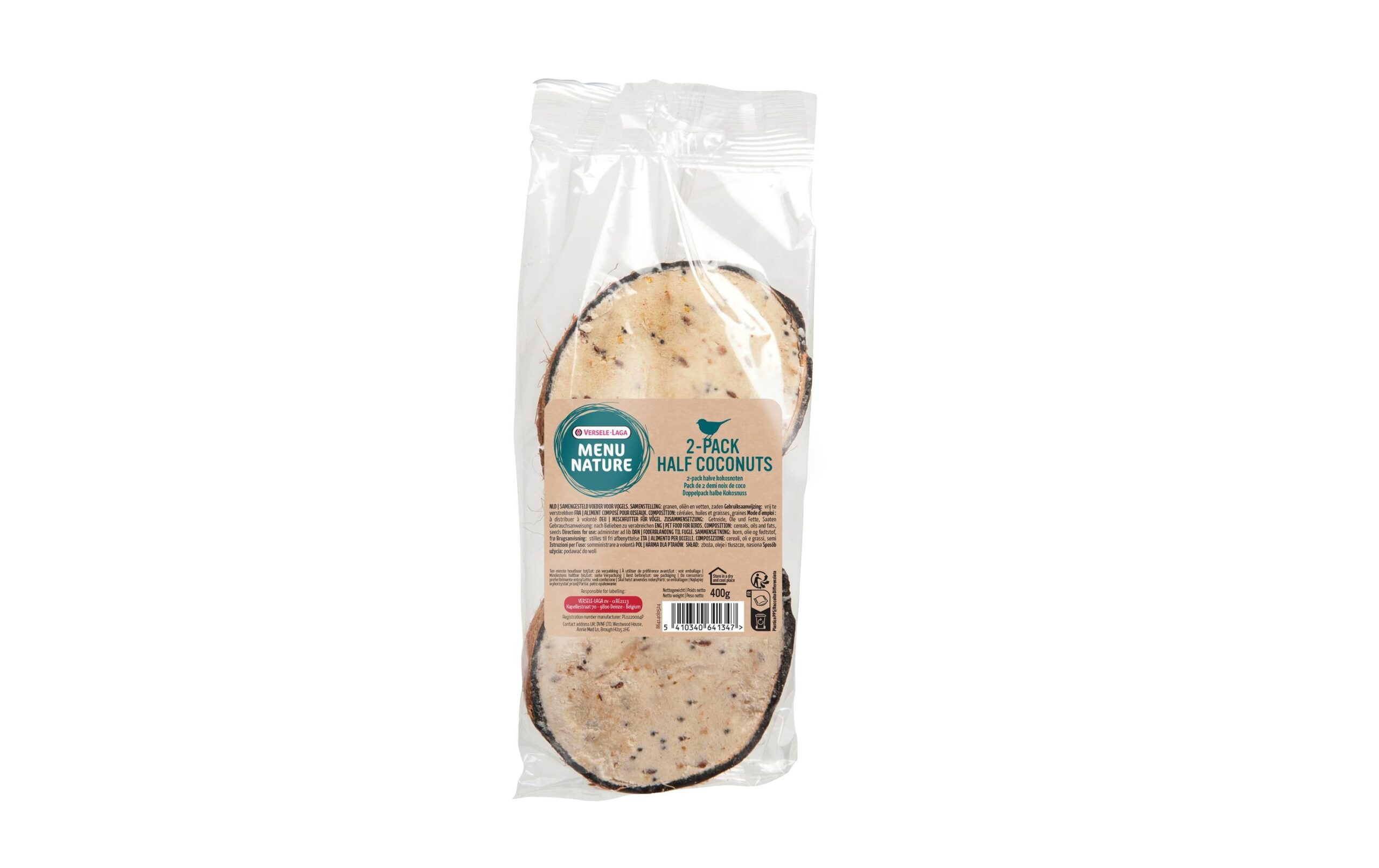 Versele Laga Vogelfutter MN 2x halbe Kokosnuss 400 g