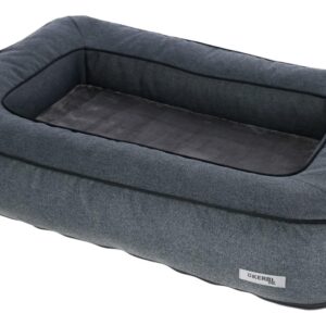 Kerbl Hunde-Bett Platin Ortho eckig L, Grau