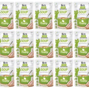 Brit Katzen-Snack Care Cat Soup with Turkey 15 x 75 g