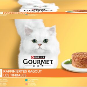 Purina Gourmet Nassfutter Gold Raffiniertes Ragout 48 x 85 g