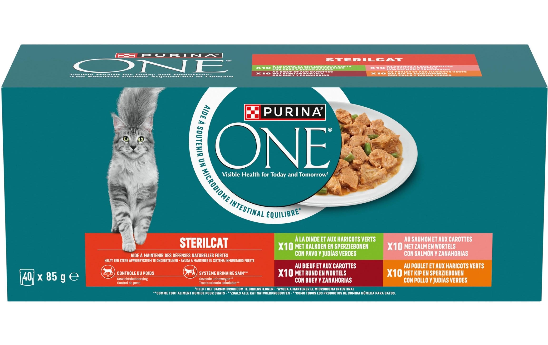 Purina ONE Nassfutter One Sterilcat Katzen Nassfutter