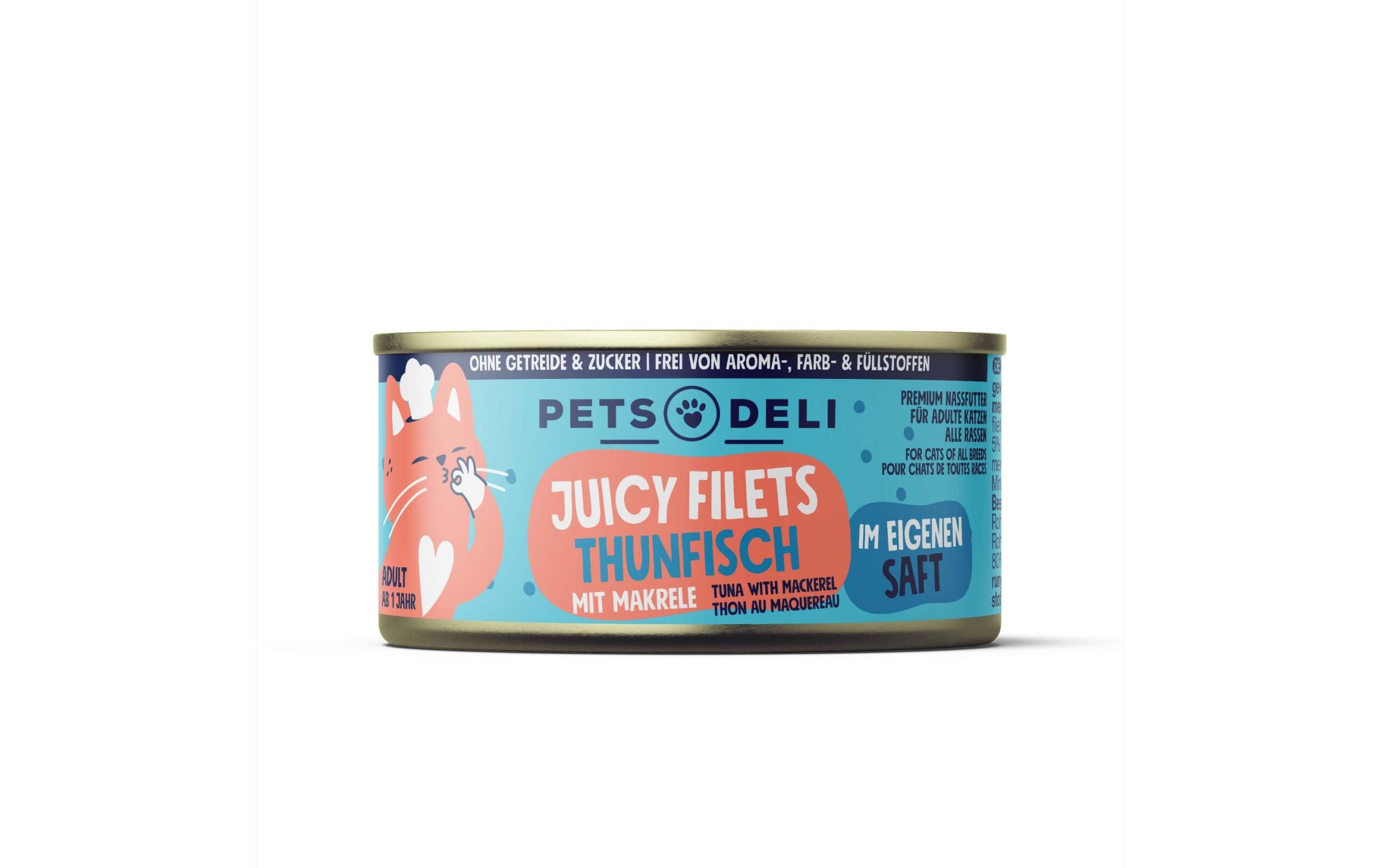 Pets Deli Juicy Filets Thunfisch, Makrele