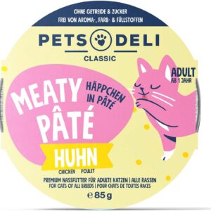 Pets Deli Meaty Pâté Huhn, 85 g, Dose