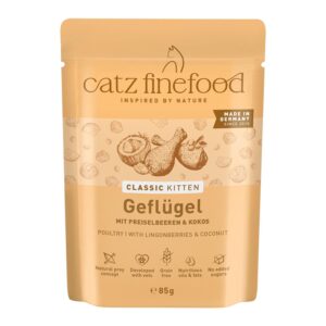 catz finefood Nassfutter Kitten No.03 Geflügel, 85 g