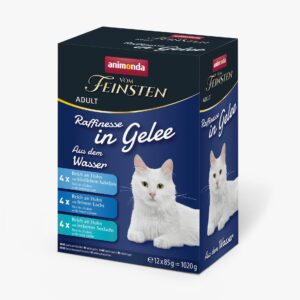 animonda Vom Feinsten Raffinesse Adult, Pouch, Wasser-Variationen, Gelee