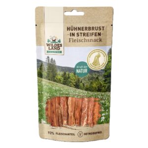 Wildes Land Can Snack Hühnerbrust in Streifen 70 g